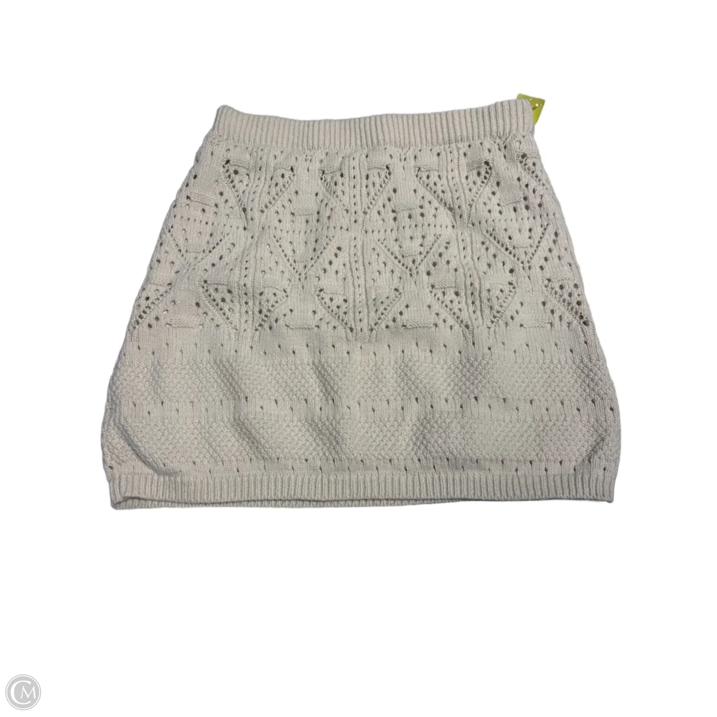 Skirt Mini & Short By Freshman In Cream, Size: M