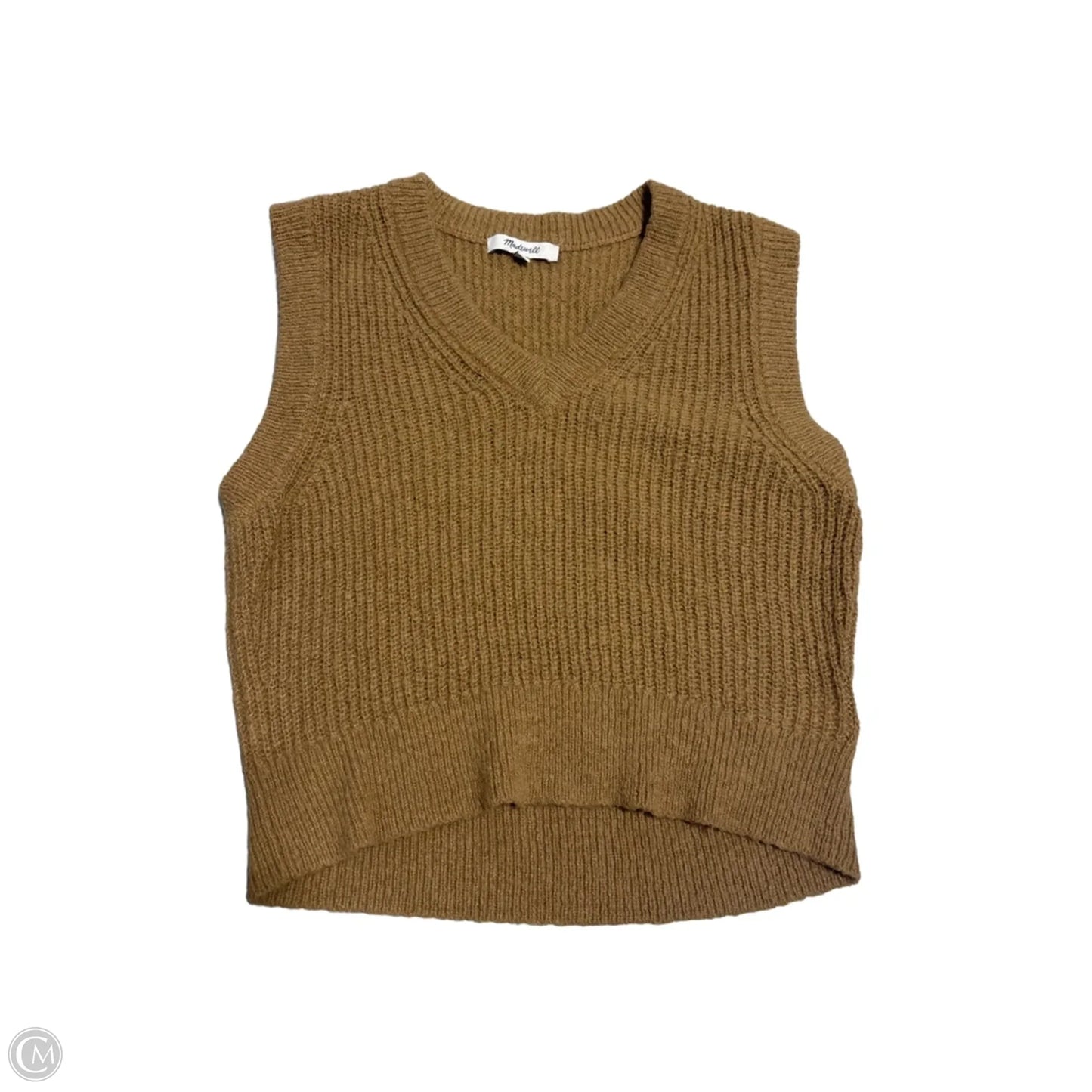 Vest Sweater By Madewell In Brown, Size: M
