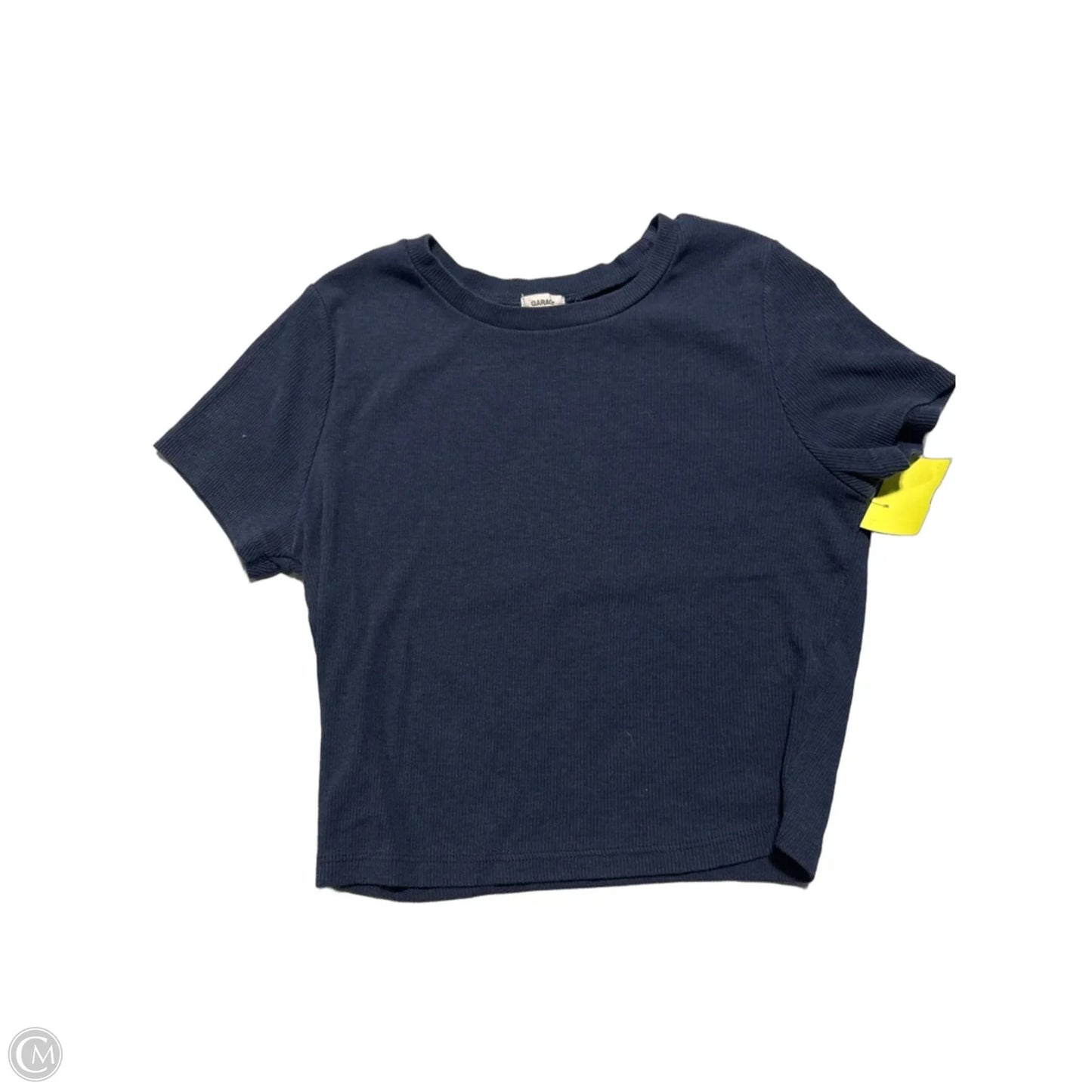Top Short Sleeve Basic By Garage In Navy, Size: S