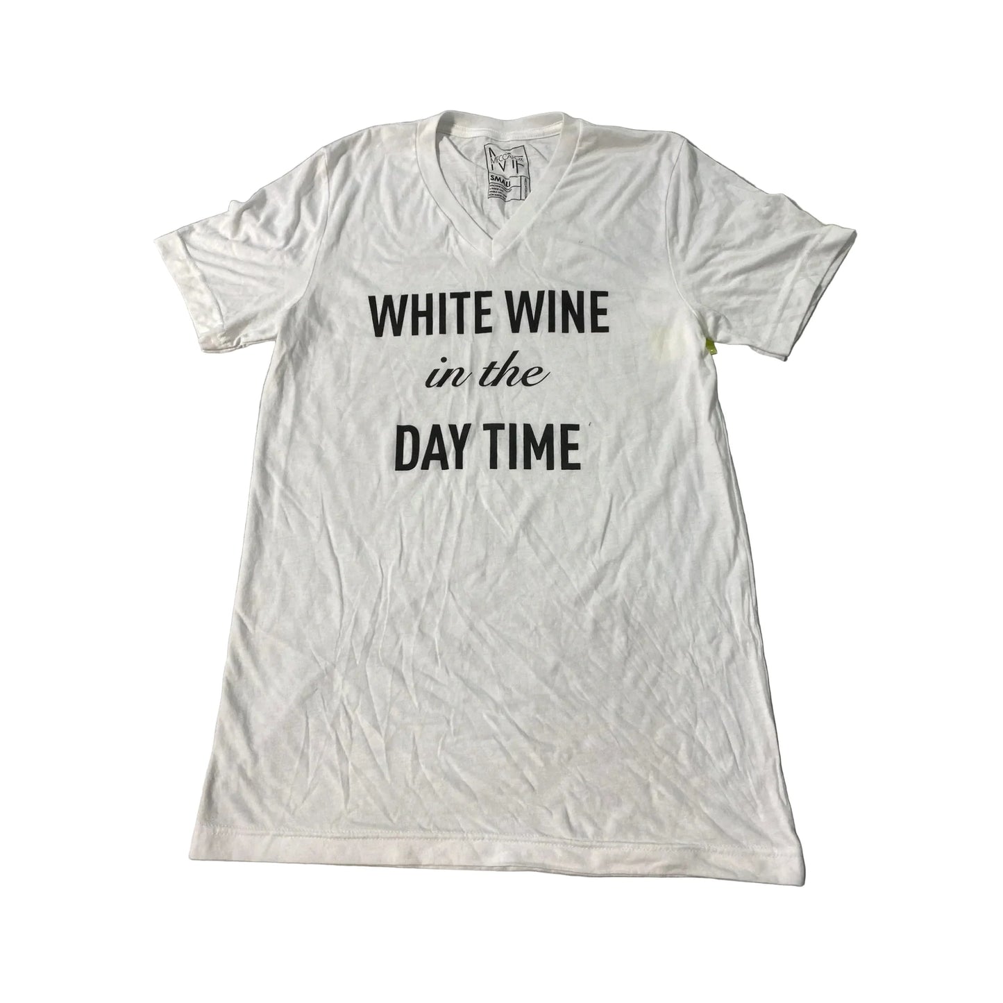 Top Short Sleeve Basic By Cmc In White, Size: S
