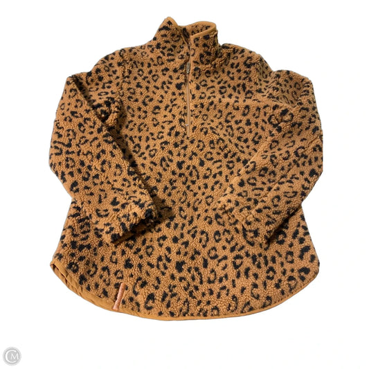 Jacket Fleece By Cmc In Brown, Size: S