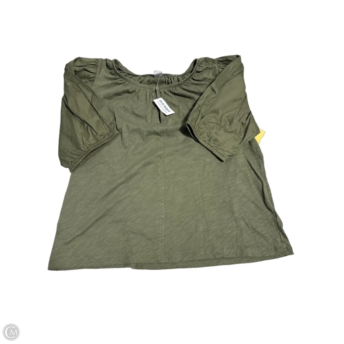 Top Short Sleeve By Old Navy In Green, Size: M