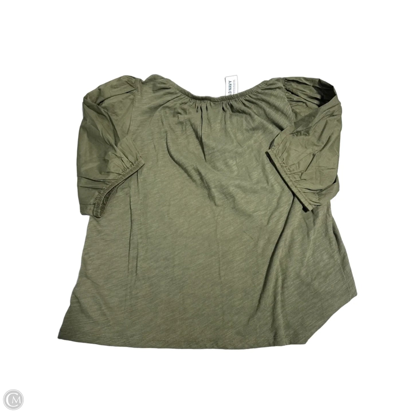 Top Short Sleeve By Old Navy In Green, Size: M