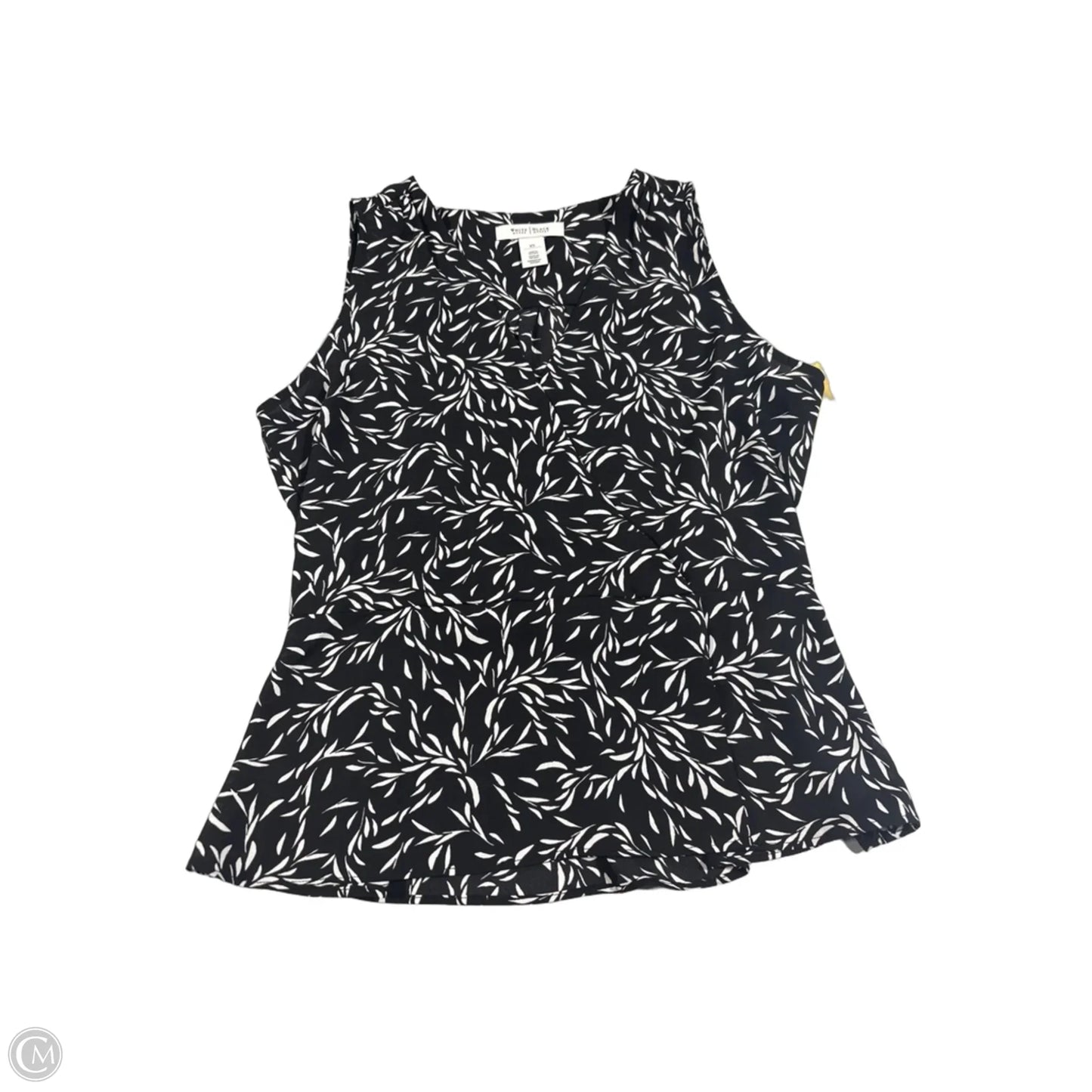Tank Top By White House Black Market In Black, Size: Xs