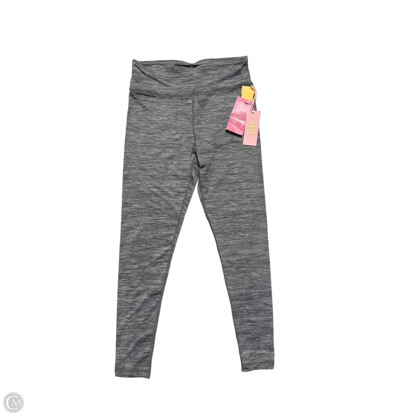 Athletic Leggings By Lauren James In Grey, Size: S