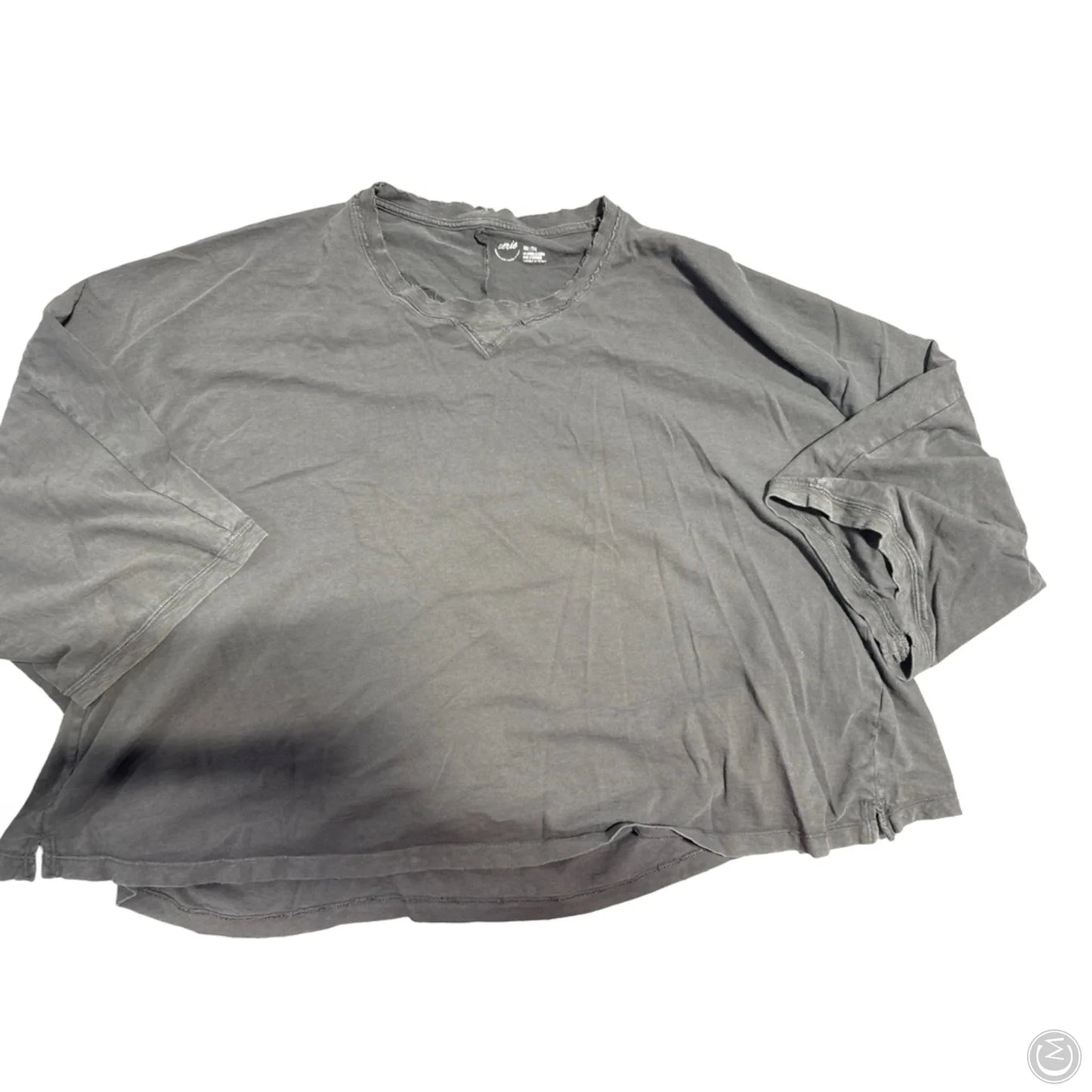 Top Long Sleeve By Aerie In Grey, Size: Xxl