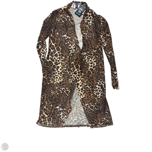 Cardigan By Daytrip In Leopard Print, Size: Xs