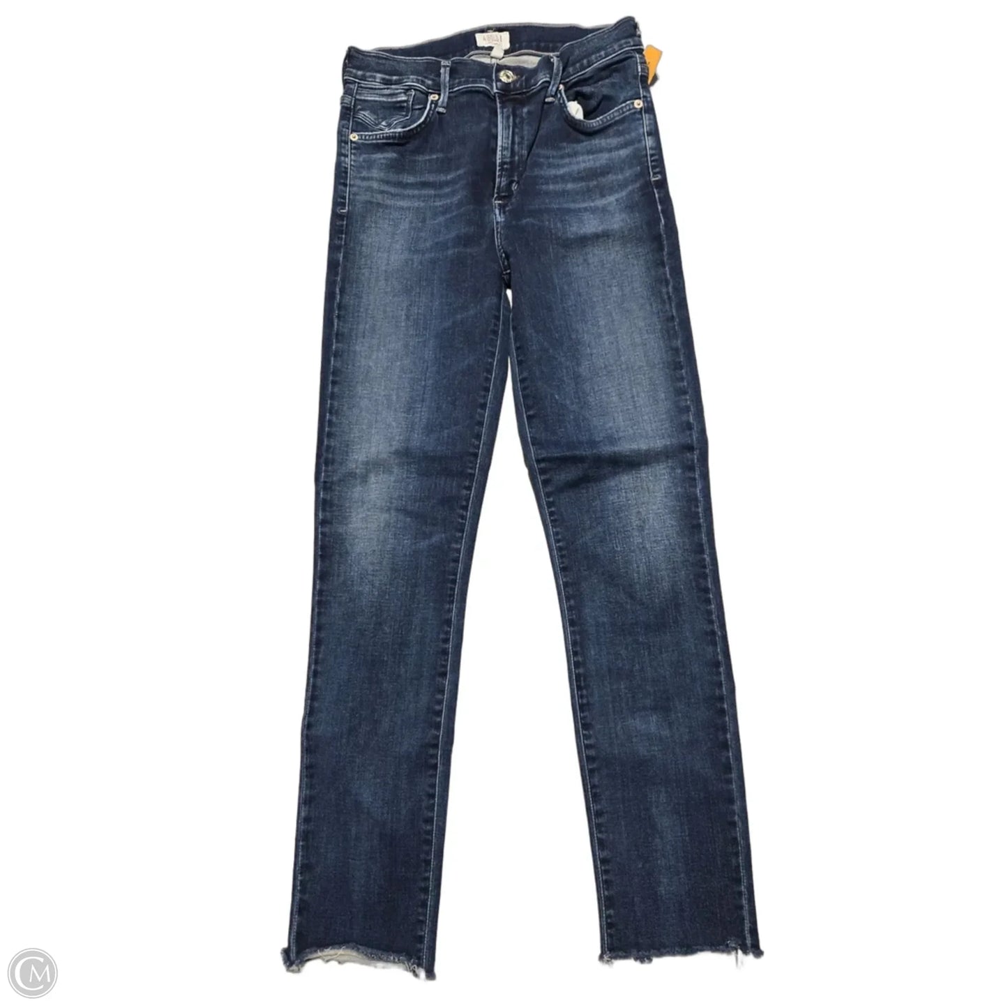 Jeans Straight By Agolde In Blue Denim, Size: 6