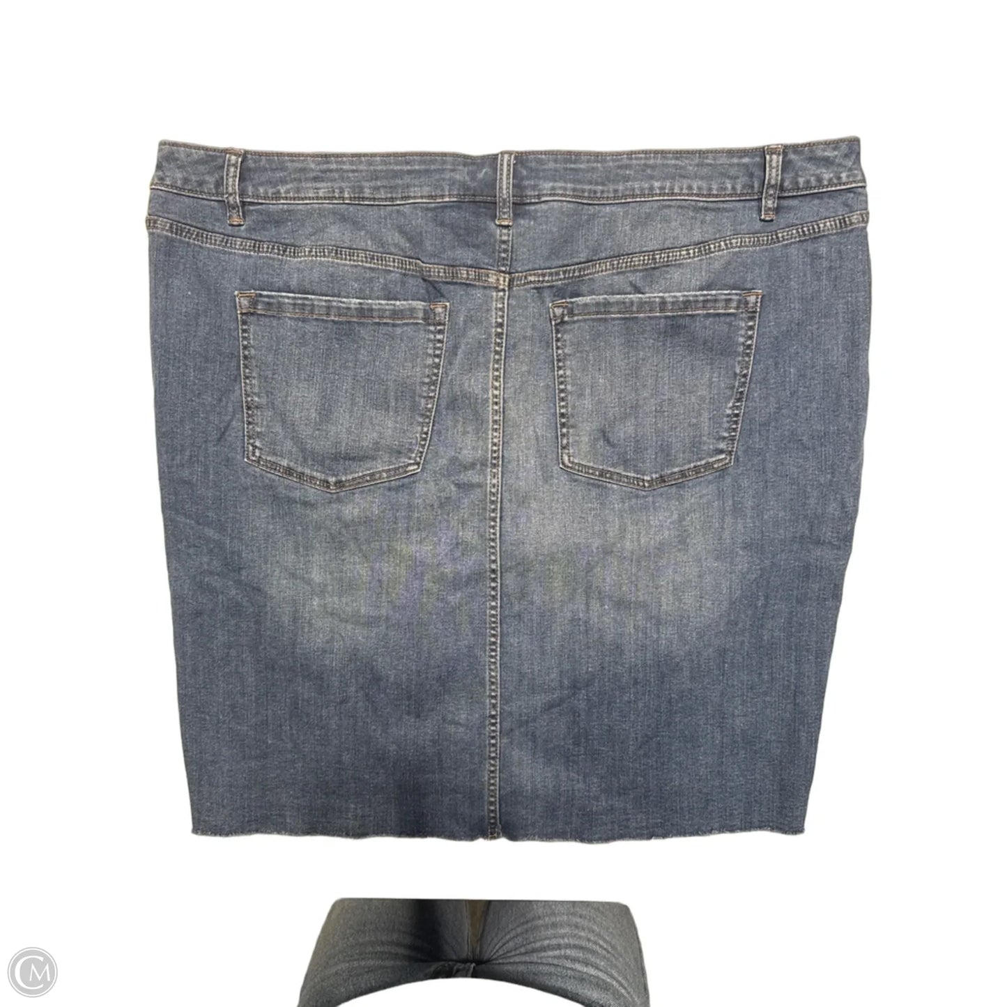 Skirt Midi By Lane Bryant In Blue, Size: 22