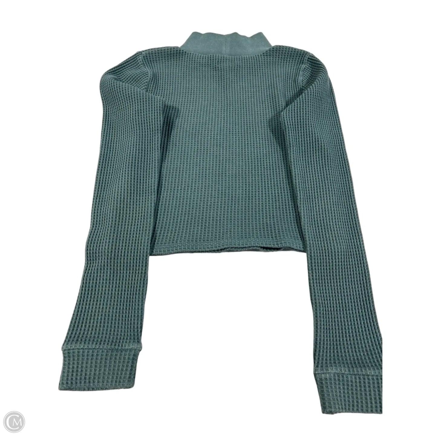Top Long Sleeve By Aerie In Green, Size: M