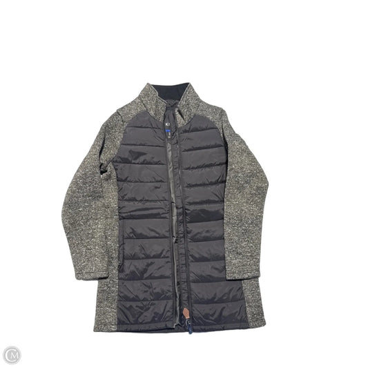 Jacket Faux Fur & Sherpa By Cmc In Black & Grey, Size: S