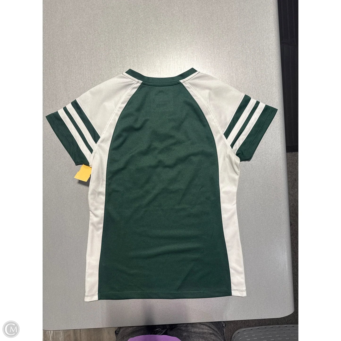 Top Short Sleeve By Majestic In Green, Size: M