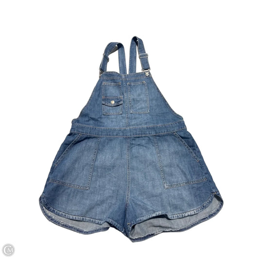 Shortalls By Celebrity Pink In Blue, Size: Xxl