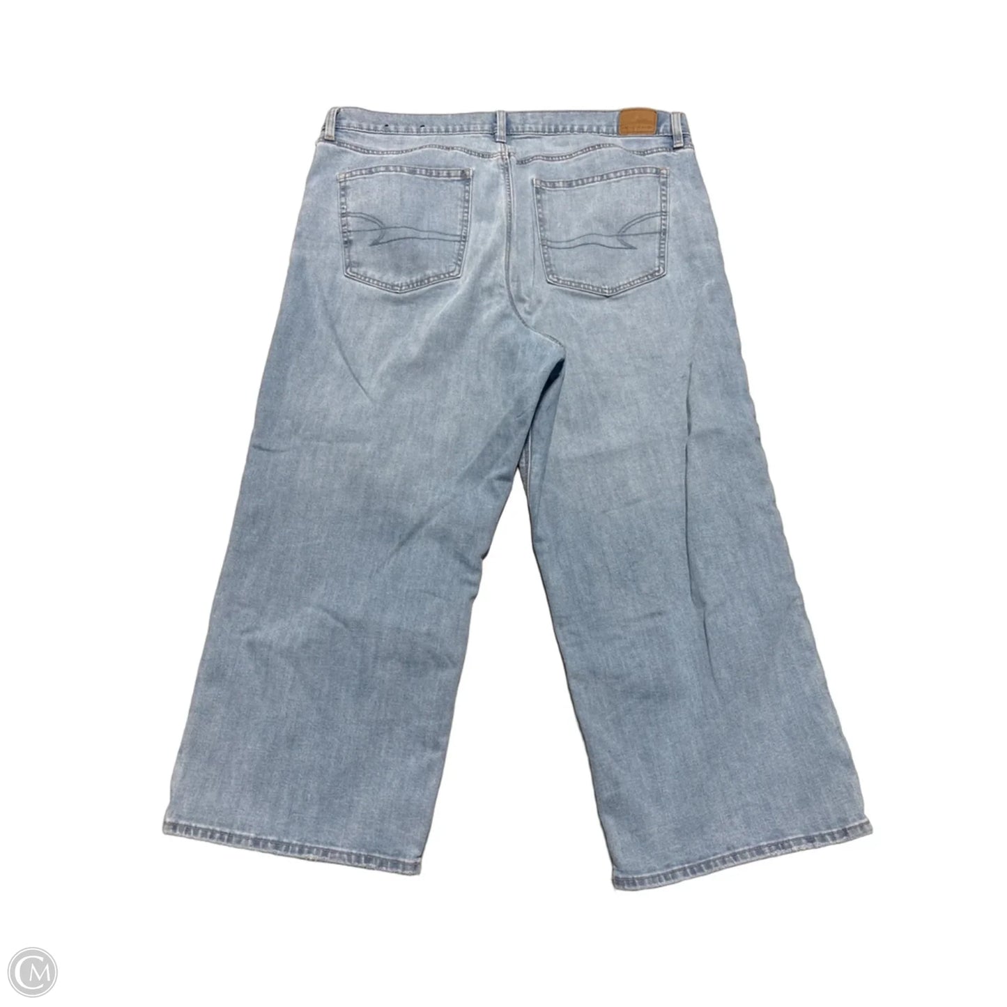 Jeans Wide Leg By American Eagle In Blue, Size: 20