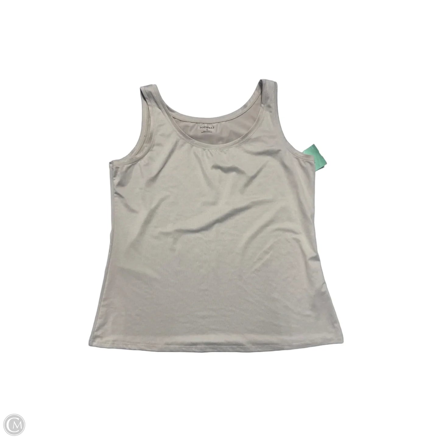 Tank Top By Roz And Ali In Beige, Size: Xl