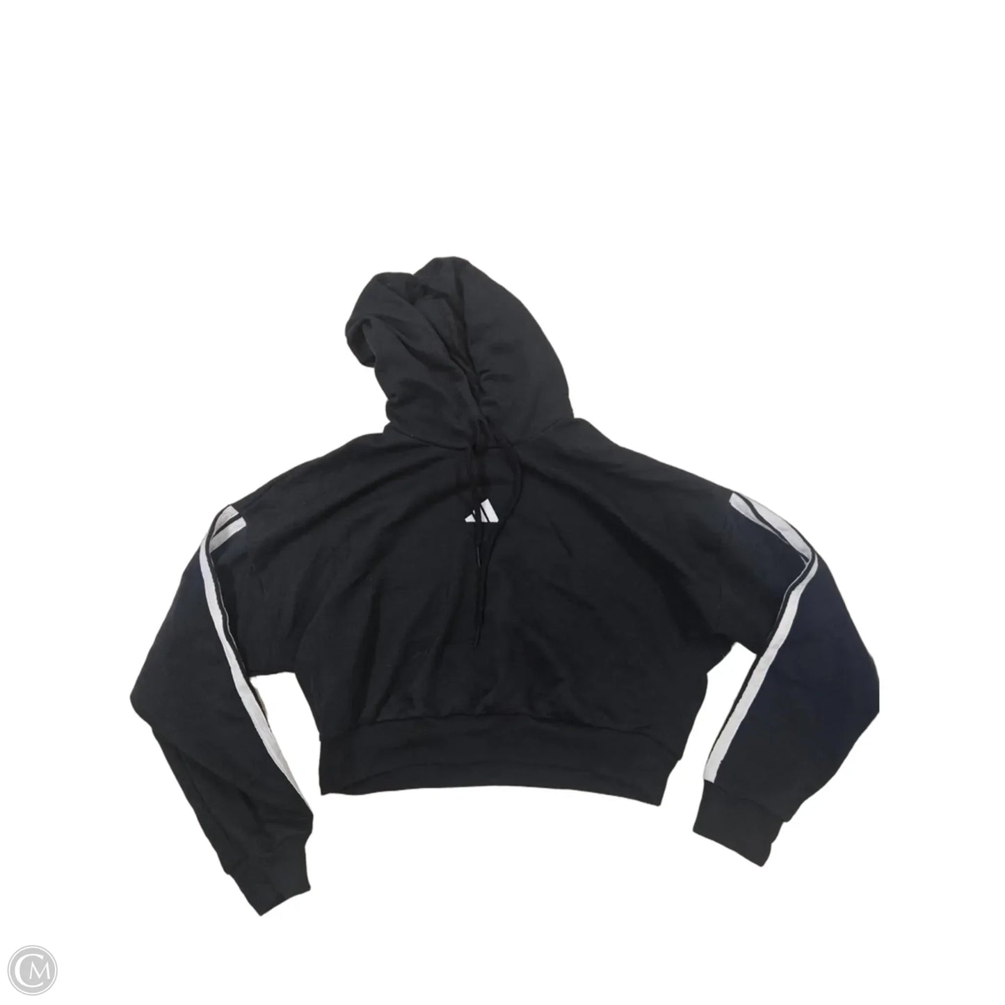 Sweatshirt Hoodie By Adidas In Black, Size: L