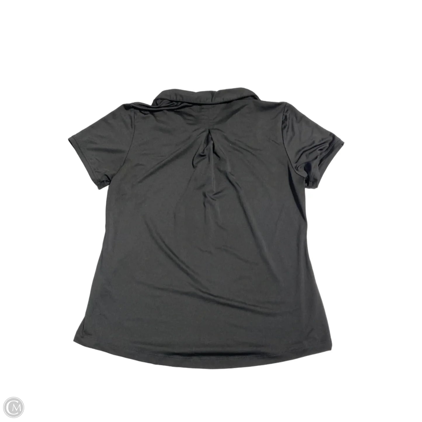 Athletic Top Short Sleeve By Adidas In Black, Size: M