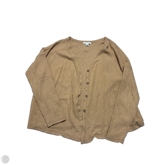Cardigan By American Glamour Badgley In Yellow, Size: L