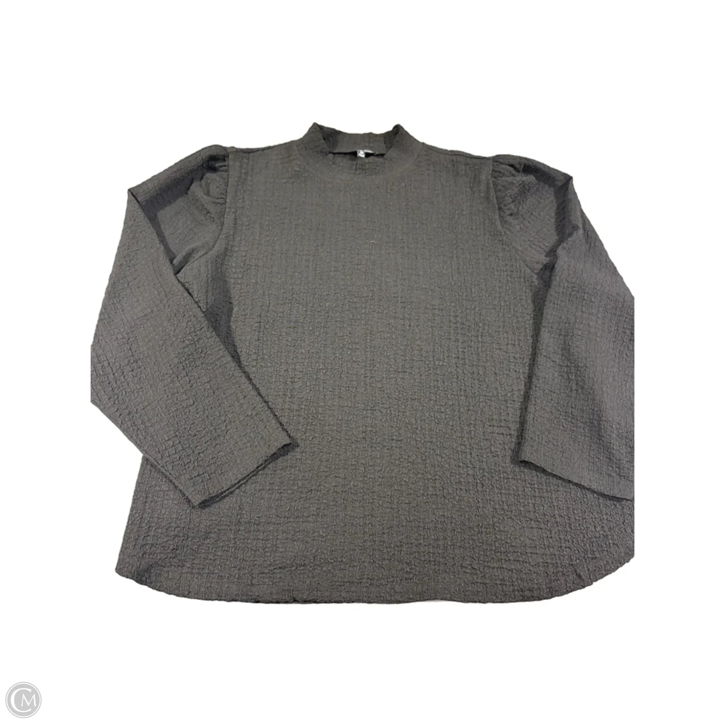 Top Long Sleeve By Modern Works In Black, Size: 3x