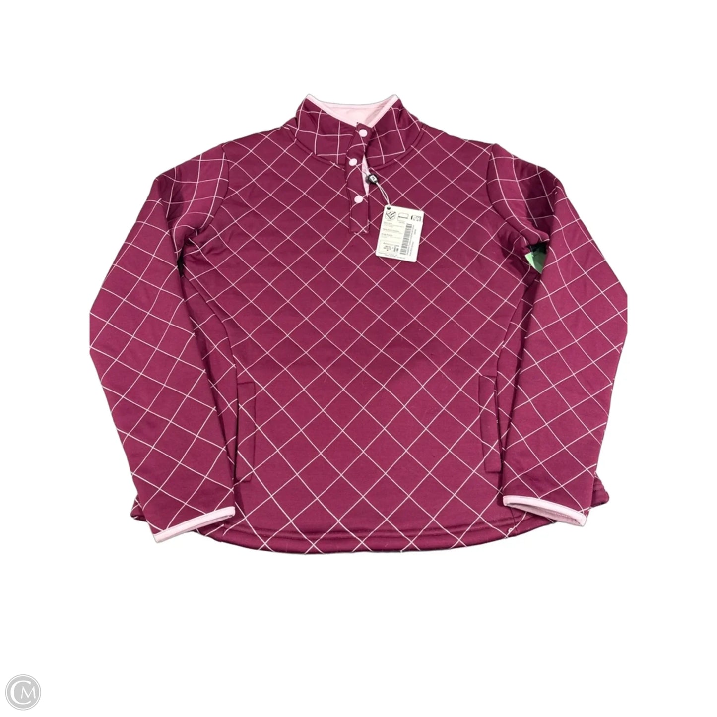 Athletic Jacket By Cme In Purple, Size: M