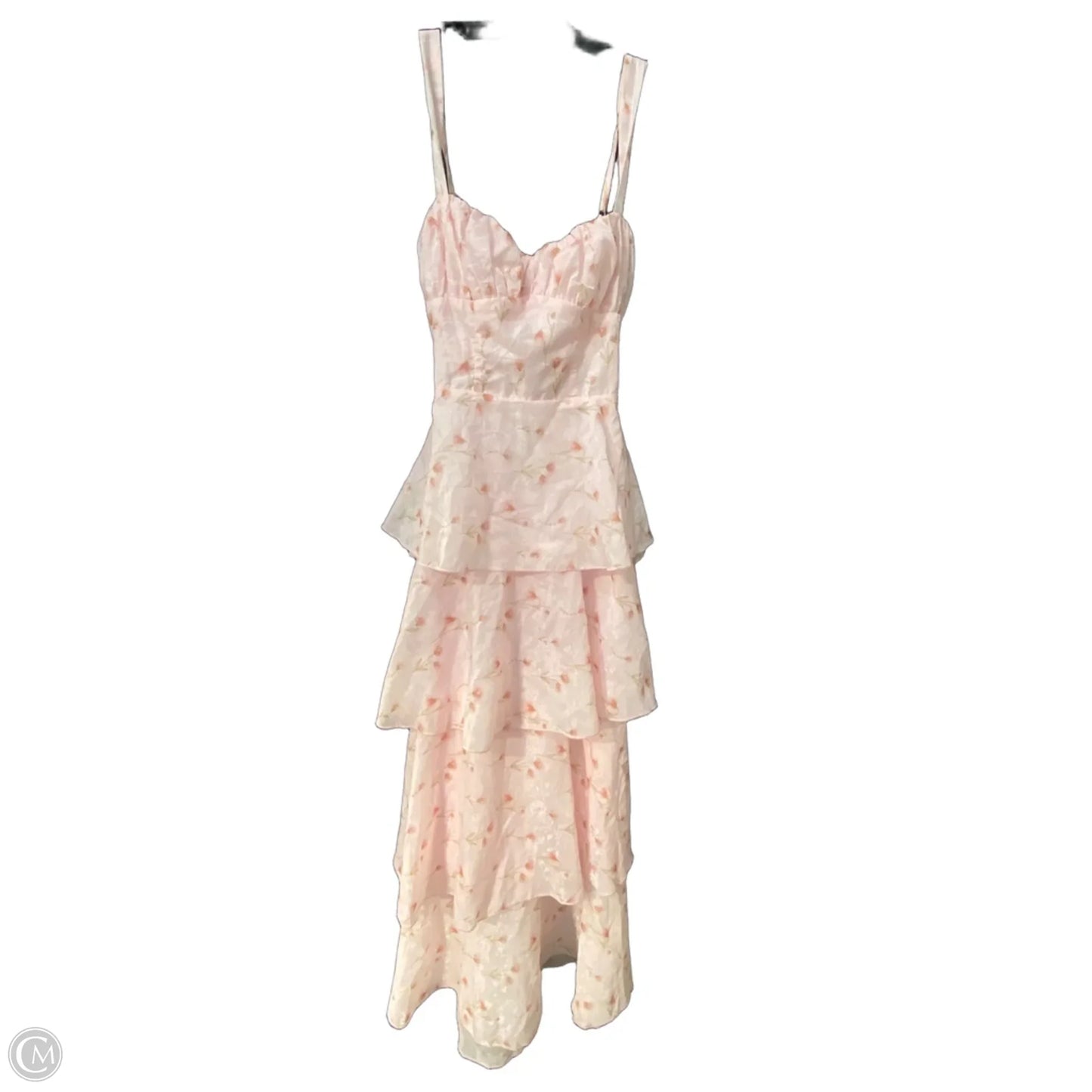 Dress Casual Maxi By Cmc In Pink, Size: S