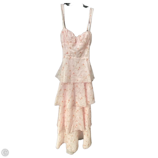 Dress Casual Maxi By Cmc In Pink, Size: S