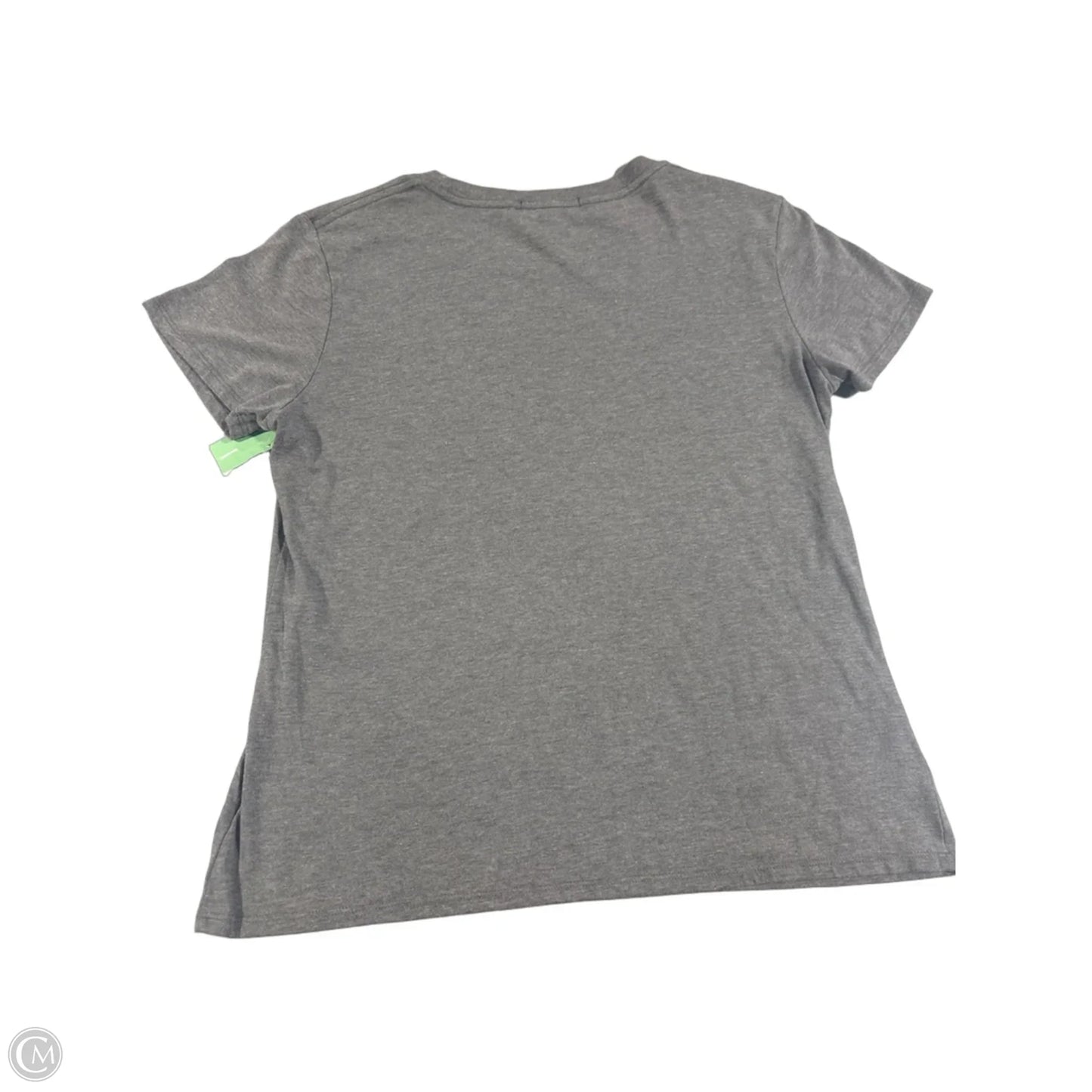 Top Short Sleeve By Cmc In Grey, Size: M