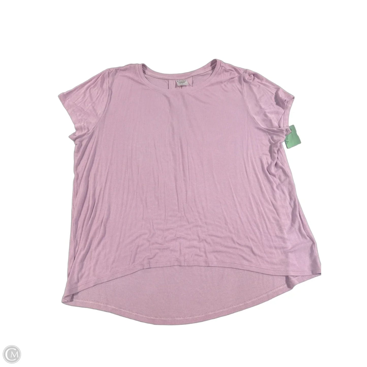 Top Short Sleeve By Athleta In Pink, Size: M