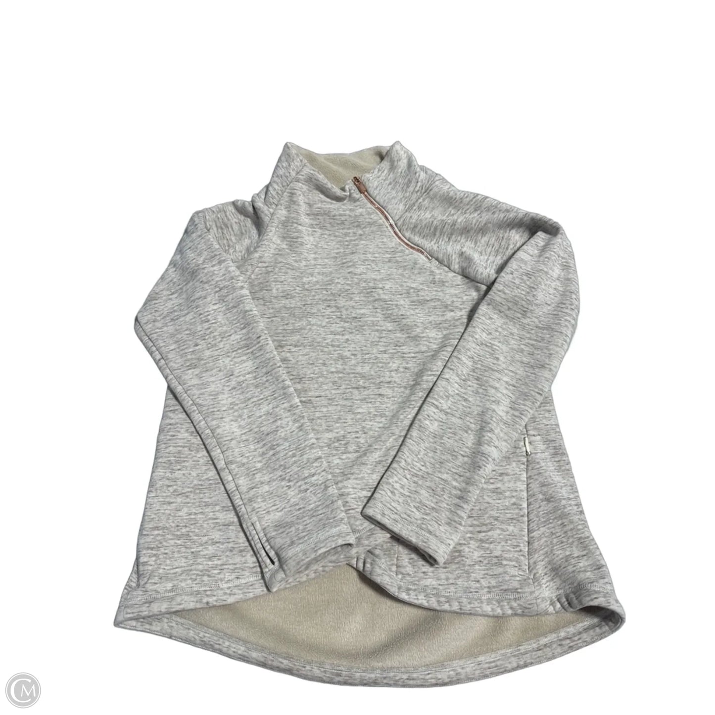 Sweatshirt Collar By Athleta In Beige, Size: M