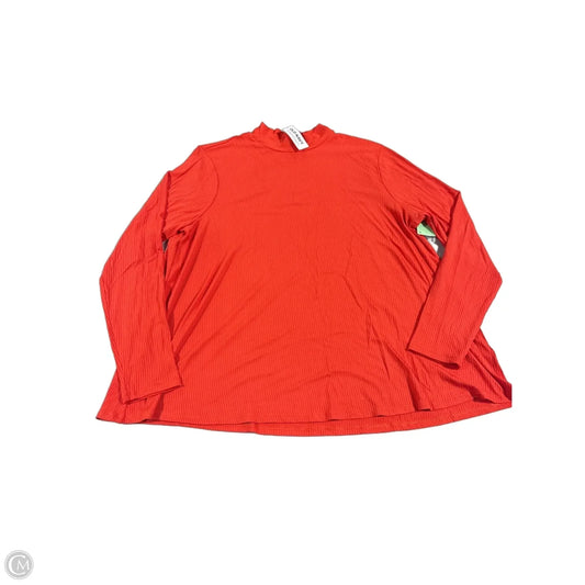 Top Long Sleeve By Old Navy In Red, Size: M