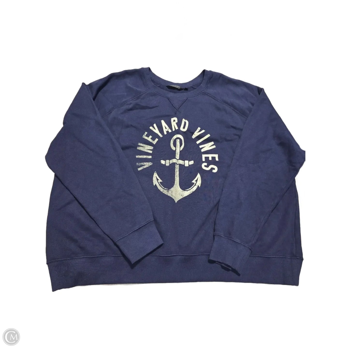 Sweatshirt Crewneck By Vineyard Vines In Navy, Size: 3x