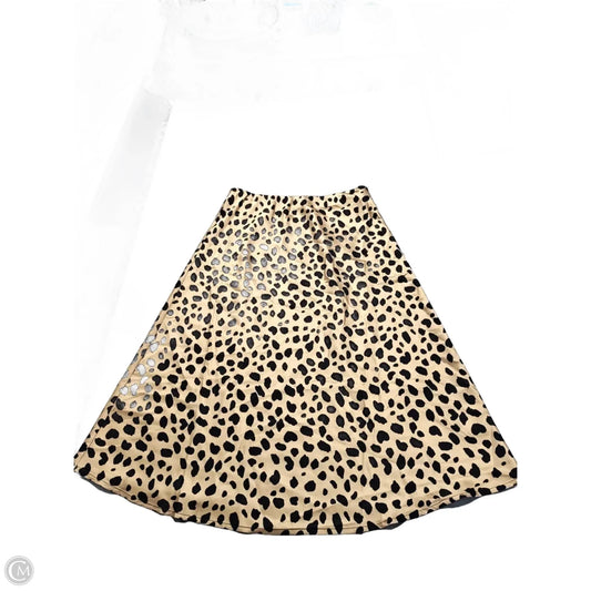 Skirt Midi By Cme In Animal Print, Size: M