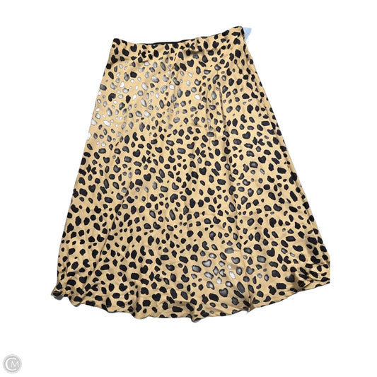 Skirt Midi By Cme In Animal Print, Size: L