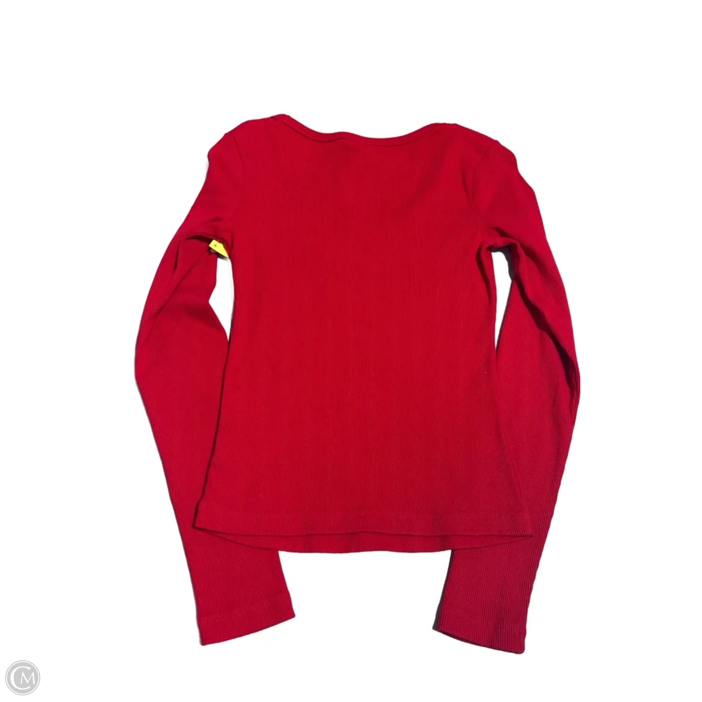 Top Long Sleeve By Universal Thread In Red, Size: S
