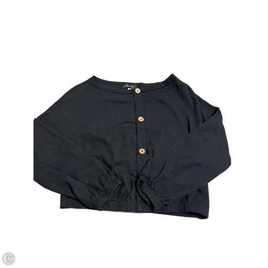 Top 3/4 Sleeve By Final Touch In Black, Size: S