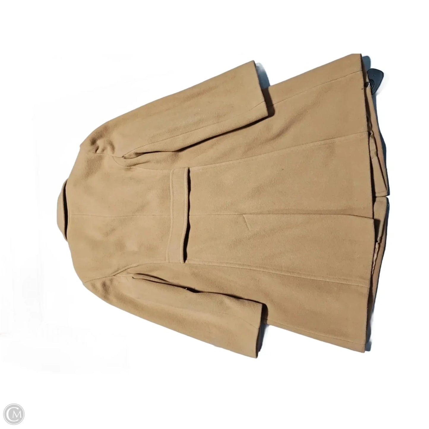 Coat Peacoat By Cmc In Tan, Size: S