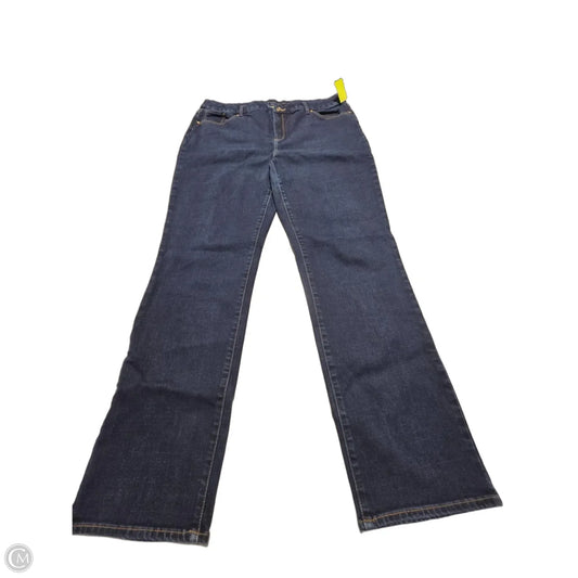 Jeans Straight By Chicos In Blue, Size: 16