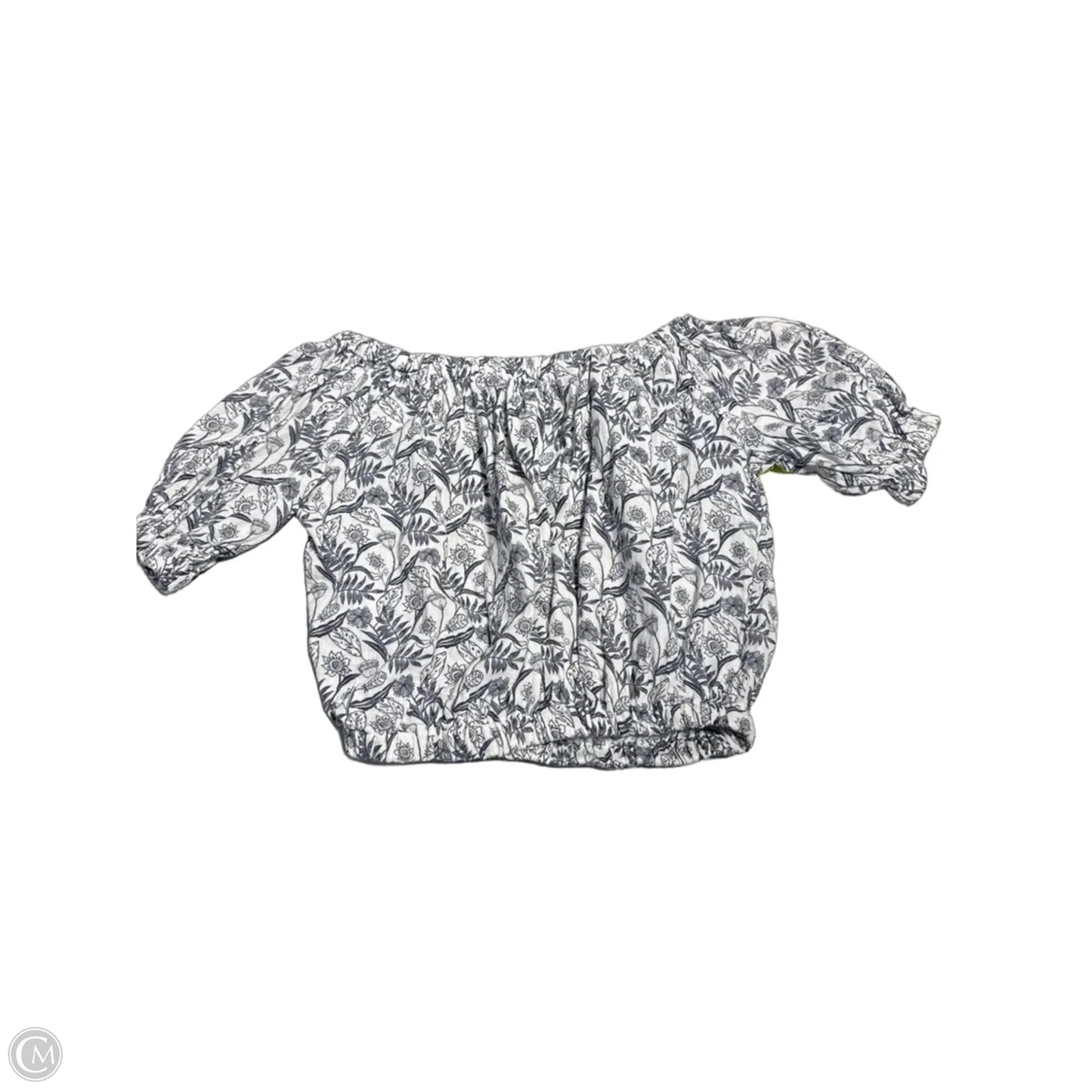 Top Short Sleeve By Cupcakes And Cashmere In Black & White, Size: M