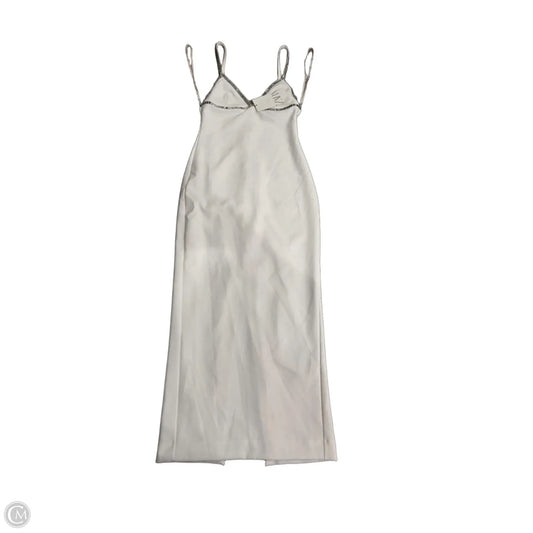 Dress Party Long By Zara In White, Size: Xs