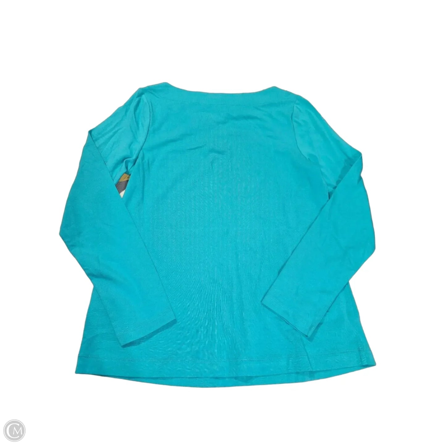 Top Long Sleeve Basic By Soft Surroundings In Aqua, Size: S