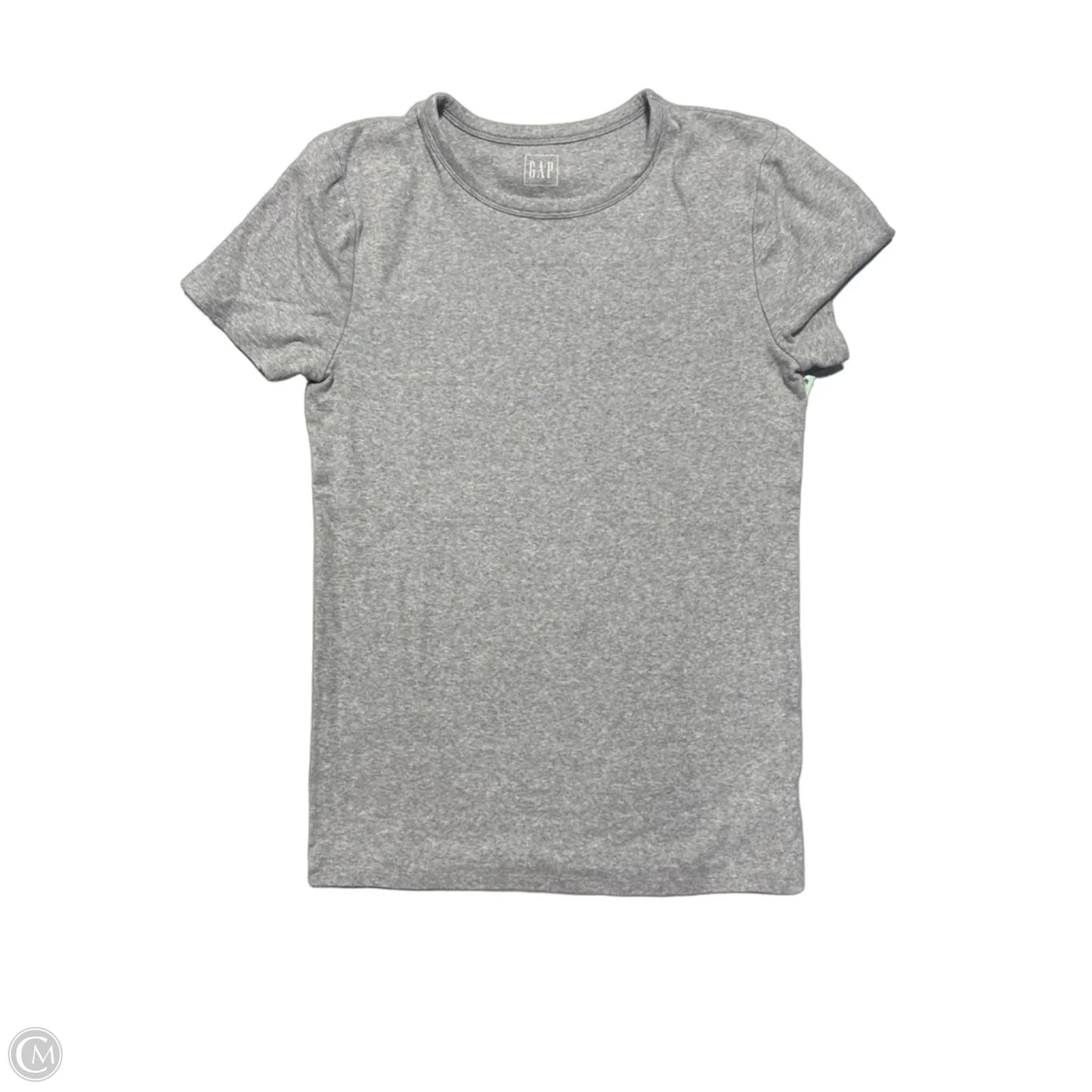 Top Short Sleeve Basic By Gap In Grey, Size: L