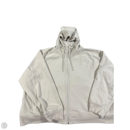 Athletic Sweatshirt Hoodie By Old Navy In Tan, Size: 2x