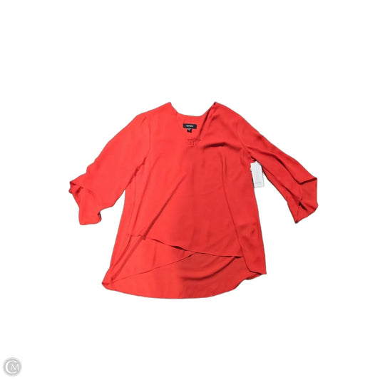 Top 3/4 Sleeve By Karen Kane In Red, Size: Xl