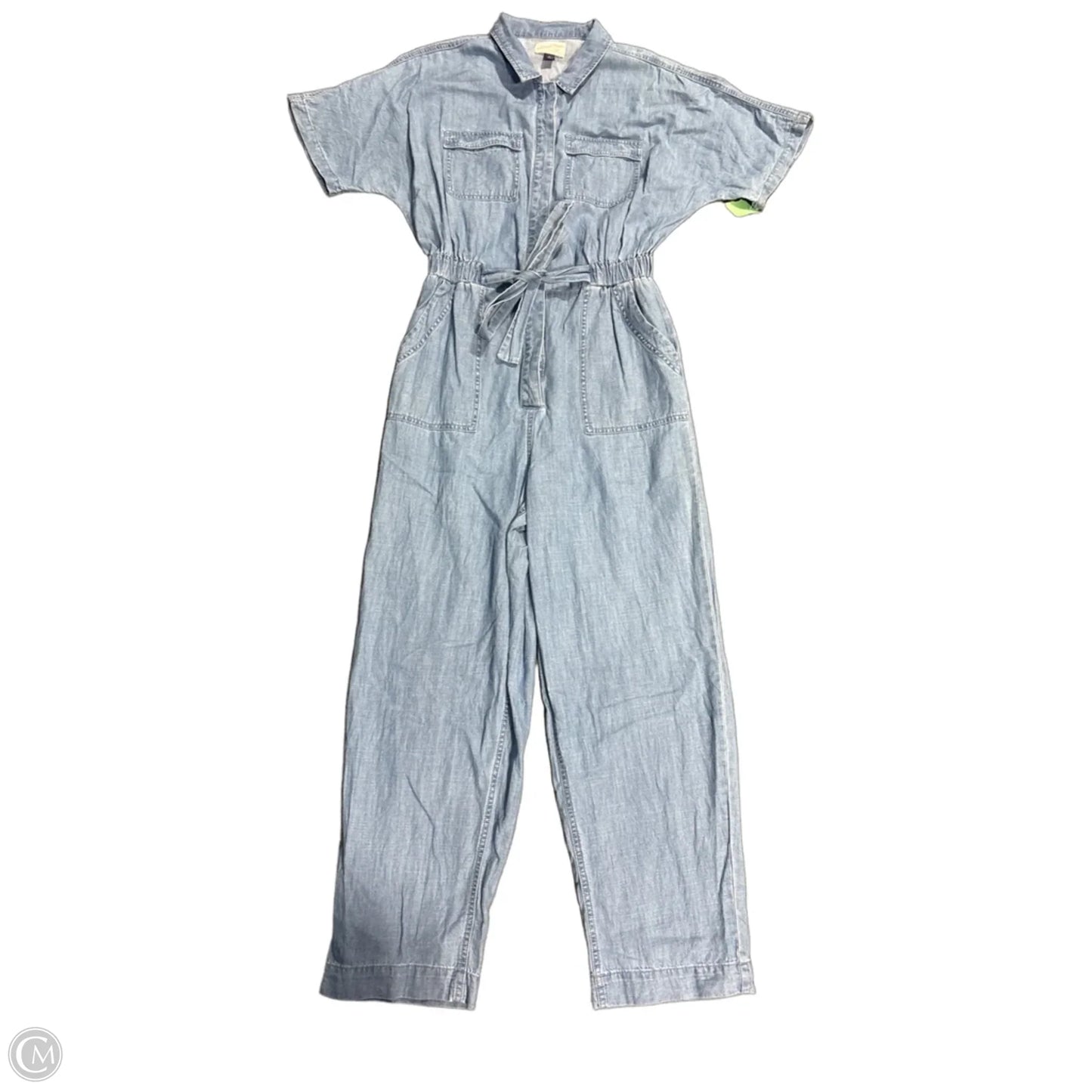 Romper By Universal Thread In Blue Denim, Size: S