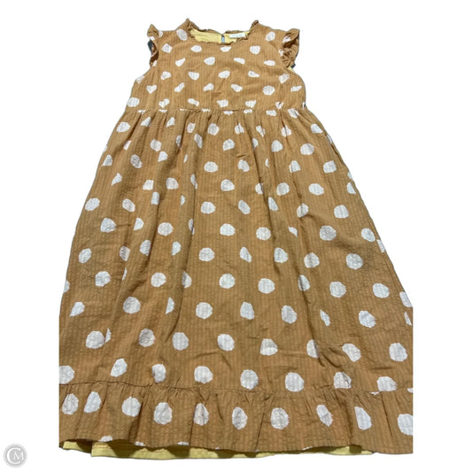 Dress Casual Maxi By Roolee In Cream & Orange, Size: L