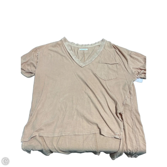 Top Short Sleeve By We The Free In Orange, Size: L
