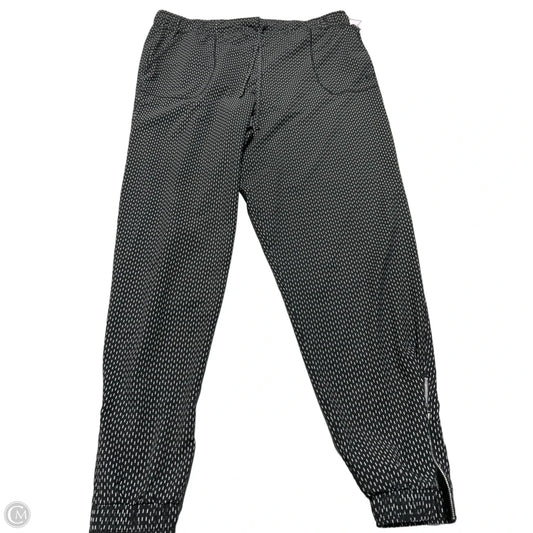 Athletic Pants By Cmc In Black & White, Size: Xl