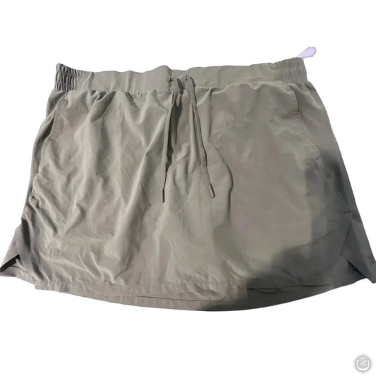 Athletic Skort By All In Motion In Beige, Size: Xl