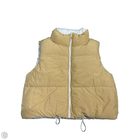 Vest Puffer & Quilted By Cmc In Yellow, Size: M