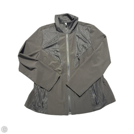 Athletic Jacket By Zenergy By Chicos In Black, Size: L